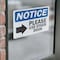 Signmission Please Use Other Door Sign With Symbol, 10 in W x Rectangle, Vinyl Decal OS-2PACK-NS-D-710-L-16363 - alternate 3
